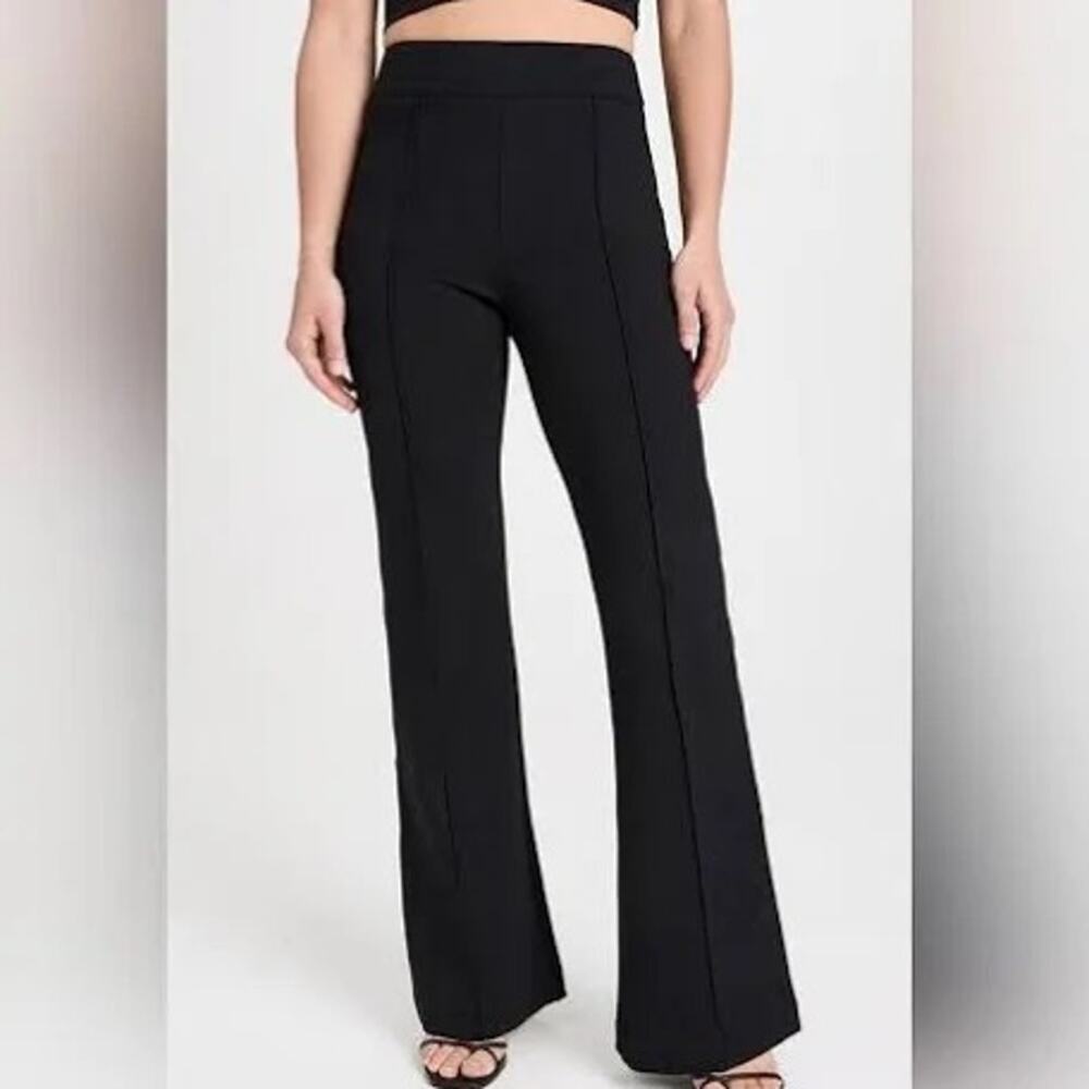 SPANXsmooth​™ PerfectFit Ponte Wide Leg Pant in Classic Black Size Medium